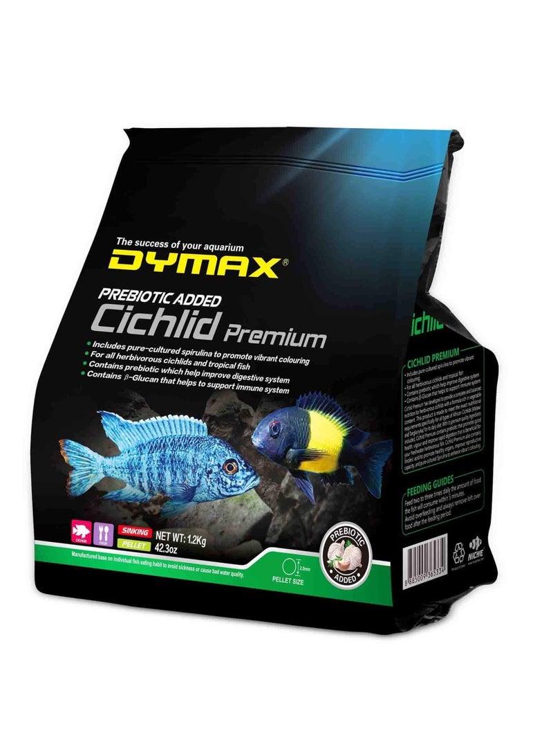 Dymax Cichlid Premium Sinking Pellet 1.2kg/4L