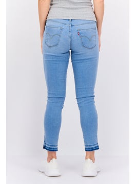 Levi's Women Skinny Fit Washed Stretchable Denim, Blue  - Image 3