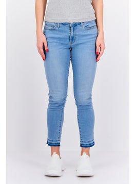 Levi's Women Skinny Fit Washed Stretchable Denim, Blue  - Image 1