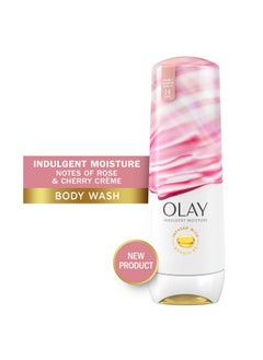 Olay Body Wash Indulgent Moisture For Women, Infused With Vitamin B3, 24Hr Moisture, Notes Of Rose And Cherry Creme Scent, 20 Fl Oz  - Image 1