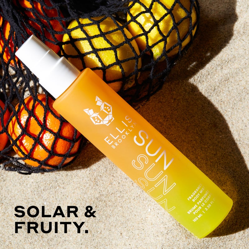 Ellis Brooklyn SUN Fragrance Mist - Rich Floral Perfume with Italian Mandarin, Orange Flower Water, & Cedarwood, Vegan Perfume Mist, Made In The USA, 100ml 3.38 Fl Oz - Image 2