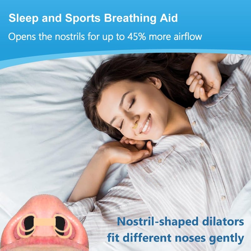 WoodyKnows Dynamic Nasal Dilator, Model 2024 Standard, Improves Sleep and Sports Airflow, Nasal Congestion and Nose-Related snoring aid (Trial XS/S/M/L) - Image 2