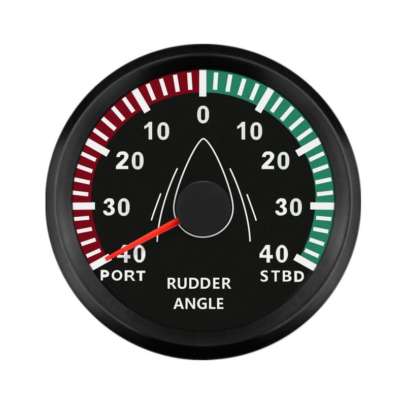 ELING Guaranteed Rudder Angle Gauge Indicator 0190ohm with Backlight 85mm 12V24V