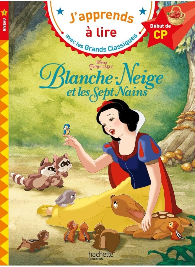 hachette Hachette J'apprends a lire avec les grands classiques Disney: Blanche-neige et les Sept  - Image 1