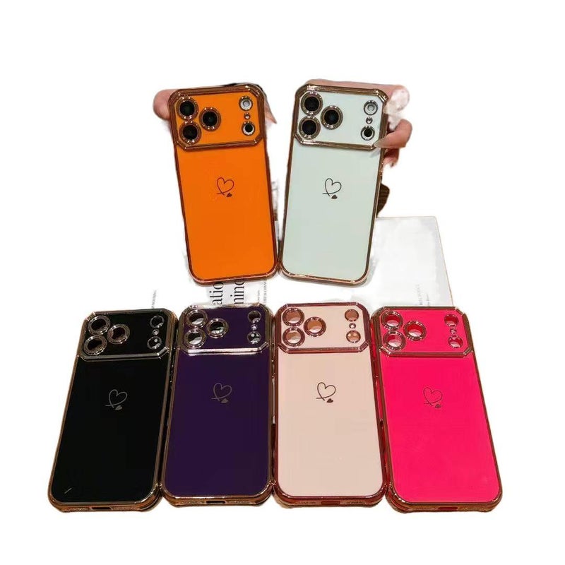 BB غطاء واقي بسيليكون لـ iPhone 17 / 17 Air / 17 Pro / 17 Pro Max مع حماية من السقوط وتغطية كاملة مع مقاوم للصدمات مع مطلي بالكهرباء باللون بنفسجي من السيليكون باللون البنفسجي - Image 3