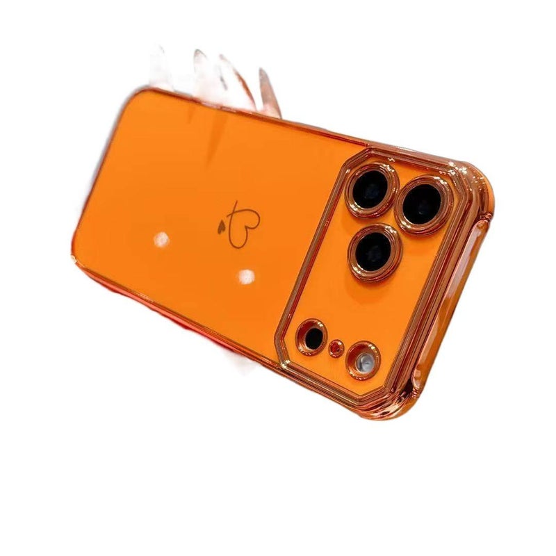 BB غطاء واقي بسيليكون لـ iPhone 17 / 17 Air / 17 Pro / 17 Pro Max مع حماية من السقوط وتغطية كاملة مع مقاوم للصدمات مع مطلي بالكهرباء باللون بنفسجي من السيليكون باللون البنفسجي - Image 5