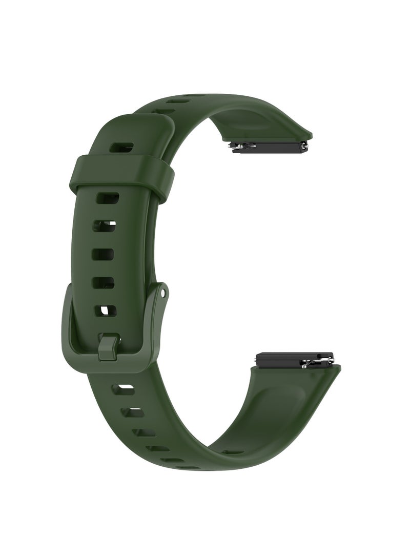 Straps Compatible with Huawei Band 7 Soft TPU Band for Men and Women,Green  - Image 3