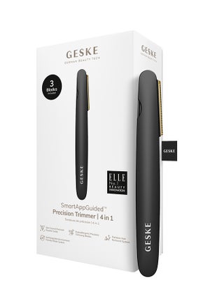 Precision Trimmer | 4-in-1  | Allergy-Free, Battery-Free, Waterproof | Micro-Precision Contouring Blades | Trims Face, Eyebrows, Beard, Mustache with 2 Additional Blades- Grey - pzsku/ZC65F1BD4DE35F54A9FD1Z/45/_/1718278982/d86a6253-e118-4bf2-94b5-d6922aad7361