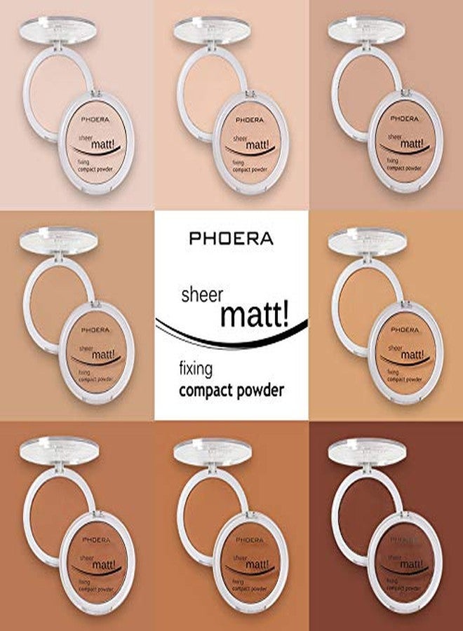 Meifen 2 Pack PHOERA Matte Face Powder, Control Oil Brighten Skin Color Full Coverage Flawless Face Setting Loose Powder。203- Nude - Image 4