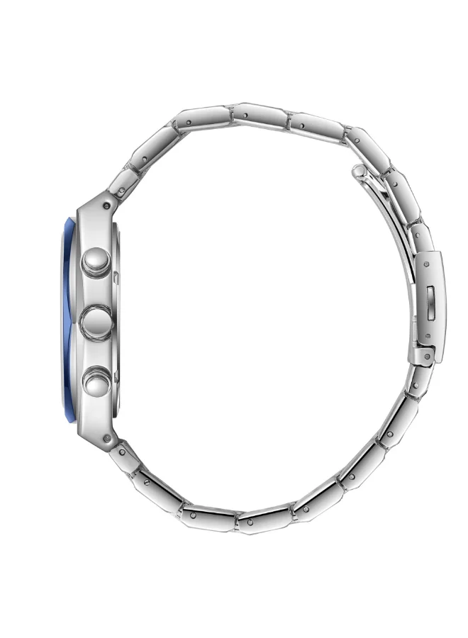 Slazenger Men's Multi Function Display Watch With Silver Metal Strap - SL.9.2346.2.03