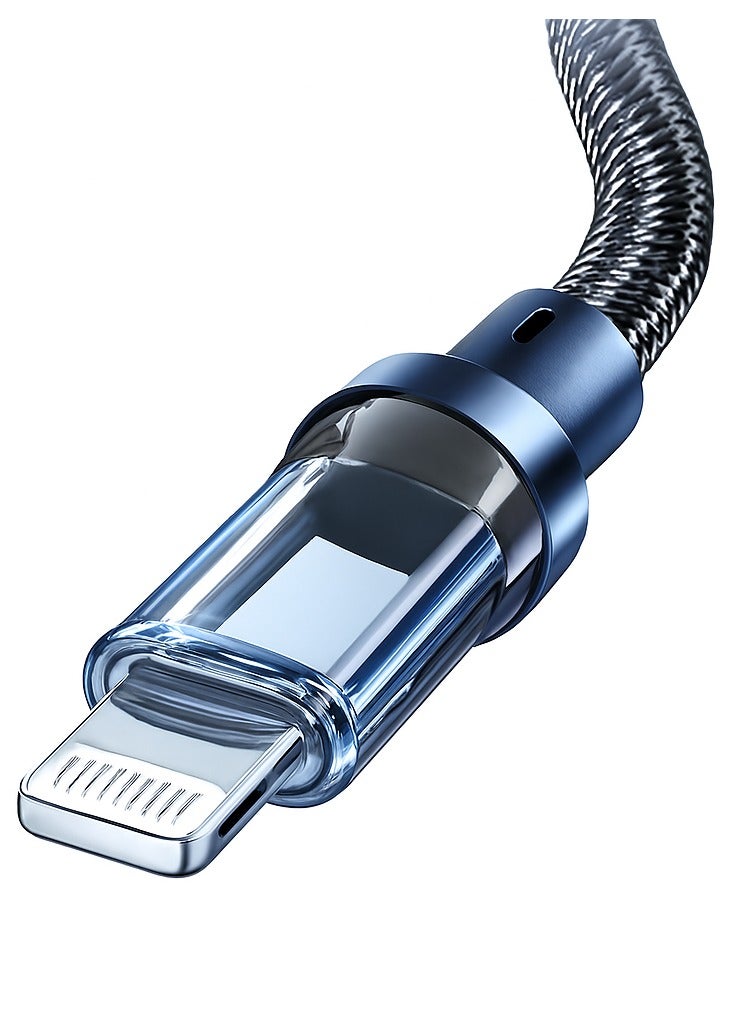 Start iPhone Charger Lightning Cable, Nylon Braided , Fast Charging Cable High Speed Data Sync Transfer Cord Compatible with iPhone 14/13/12/11 Pro Max/XS MAX/XR/XS/X/8/7 and More - Image 2