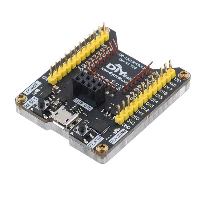 DIYmall ESP8266 Firmware Downloader Flash Download Tool Test Board Code Burner for ESP8266 ESP-01S/01 ESP-07/07S ESP-12E/12F/12S/F