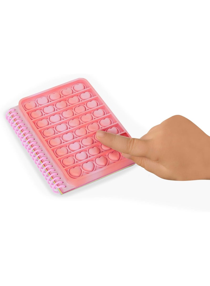 Our Generation –18-inch Doll & Stickers Set –50+ Decorating Stickers for Outfit, Hair & More! –Sticker Book with Fun Pop-it Fidget Cover –Pretend Play –Toys for Kids Ages 3 Years Old & Up – Finley - Image 5