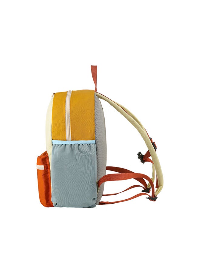 Diplomat Children's Backpack For Primary School Boys And Girls, Fashionable Lightweight Double Shoulder Bag Xx-6602l Color Block - Image 2