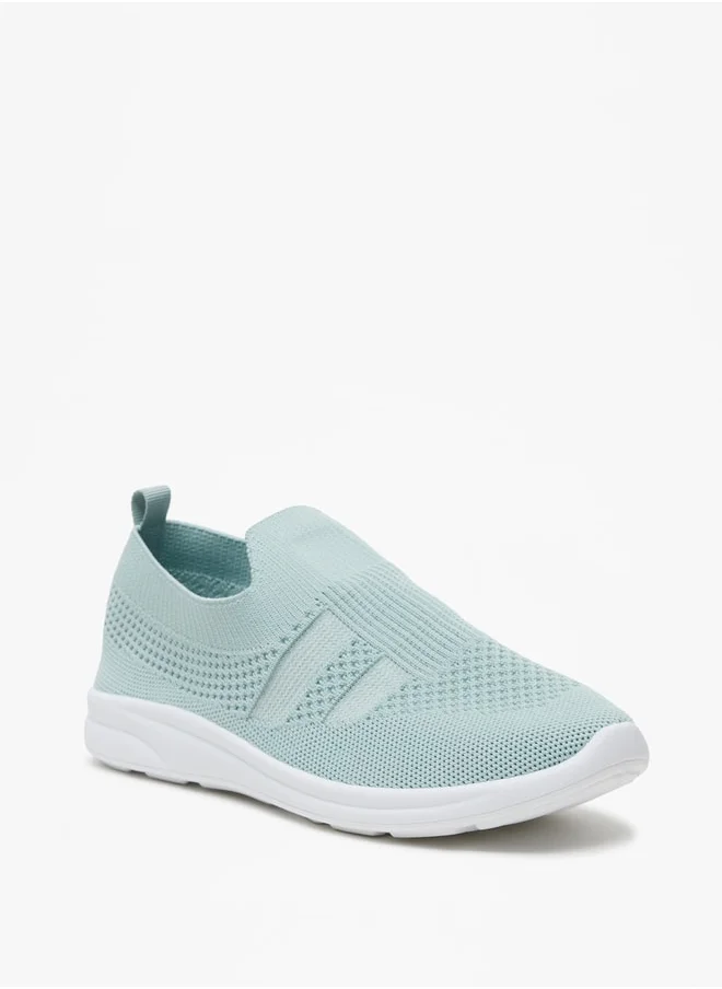 Oaklan by Shoexpress Girls Textured Slip-On Walking Shoes