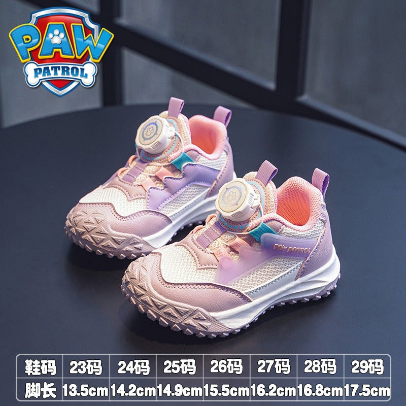 Wang Wang Team Boys Toddler Shoes 2025 Spring Girls Mesh Breathable Sneaker Baby Baby Non-Slip Father Shoes - Image 3