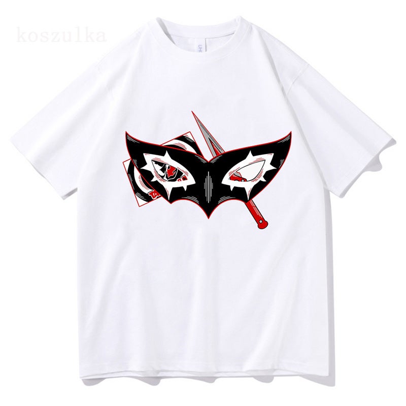 Genshin Impact Arlecchino Print T-Shirts Short Sleeve Men/Women - Image 3