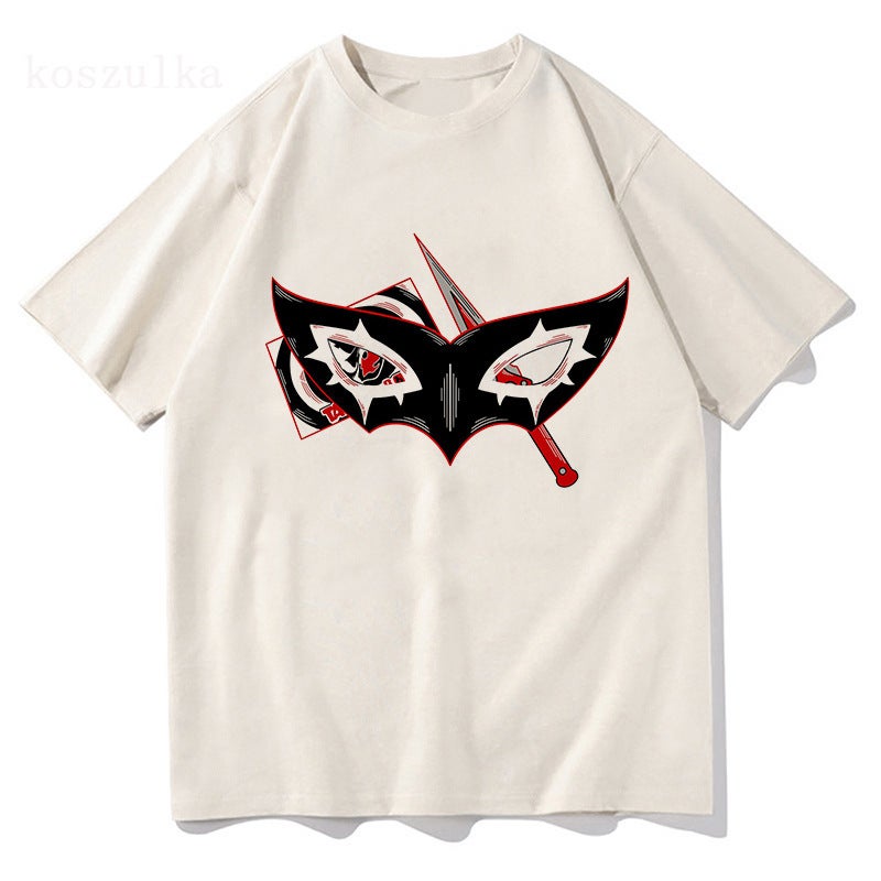 Genshin Impact Arlecchino Print T-Shirts Short Sleeve Men/Women - Image 2