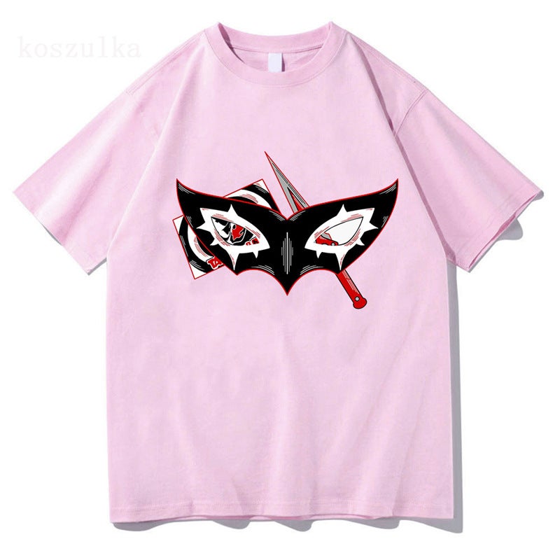 Genshin Impact Arlecchino Print T-Shirts Short Sleeve Men/Women - Image 5