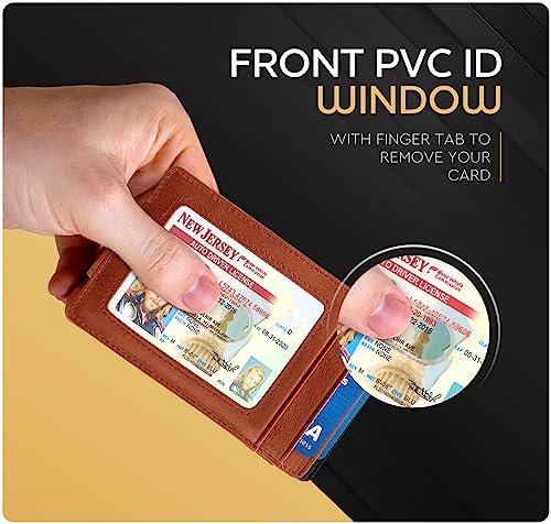 Claasico Money Clip Leather Wallet For Men Slim Front Pocket RFID Blocking with Super Strong Magnetic - Image 4