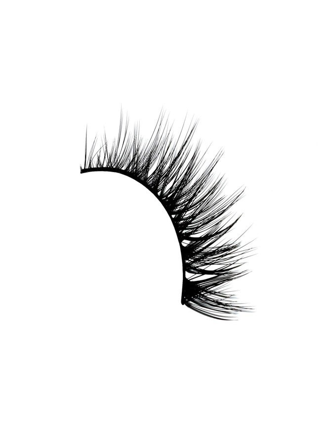 Amorus 3D Hand made Faux Mink Black Lashes #28 Nature fluffy light Reusable (12 PACK) - Image 3