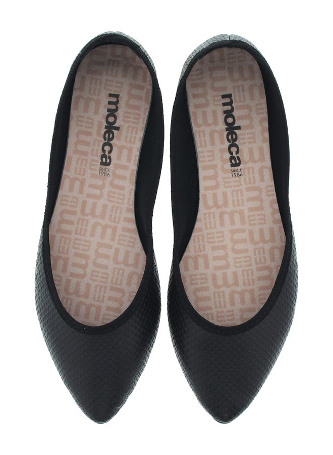 MOLECA أحذية مسطحة ذات مقدمة مربعة صلبة مع لمسة معدنية - Image 5