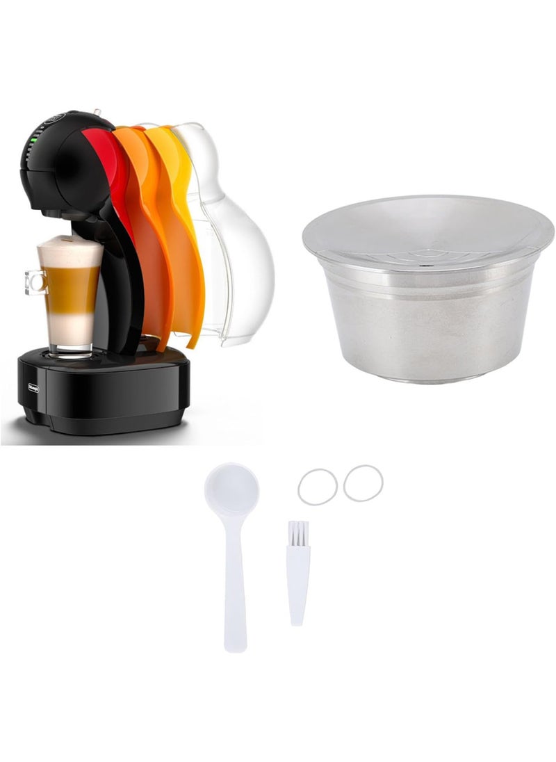 HURRISE Reusable Coffee Capsules Stainless Steel Reusable Coffee Filter Capsules for Dolce Gusto DG325 Coffee Machine  - Image 2