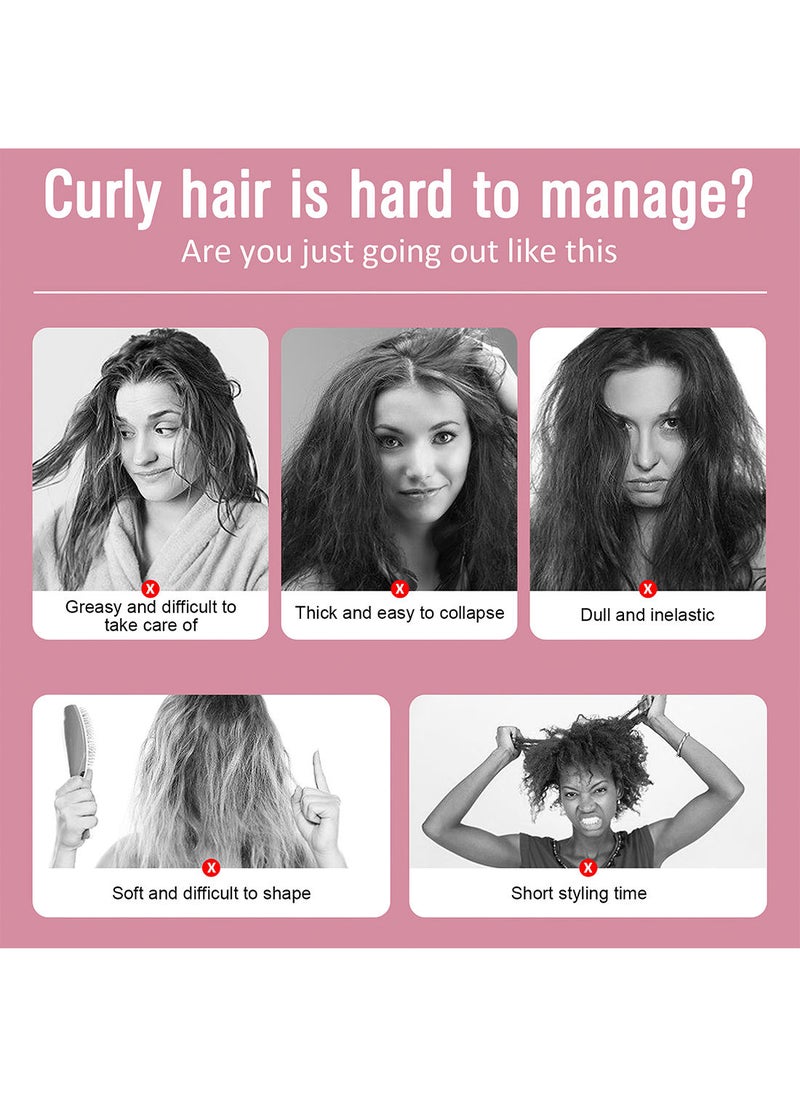 Immetee - Curl Hair Control Mousse Non Sticky Moisturizing Nourishing Repairing Curl Hair Foam Mousse for Hair Styling Volumizing and Against Frizz Professional Design for Curl Hair 200ml - Image 1