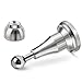 Gudui Door Stopper, Magnetic Door Stop, Hydraulic Shock Absorbent, Stainless Steel Heavy Duty Wall Mount Magnet Door - Image 2