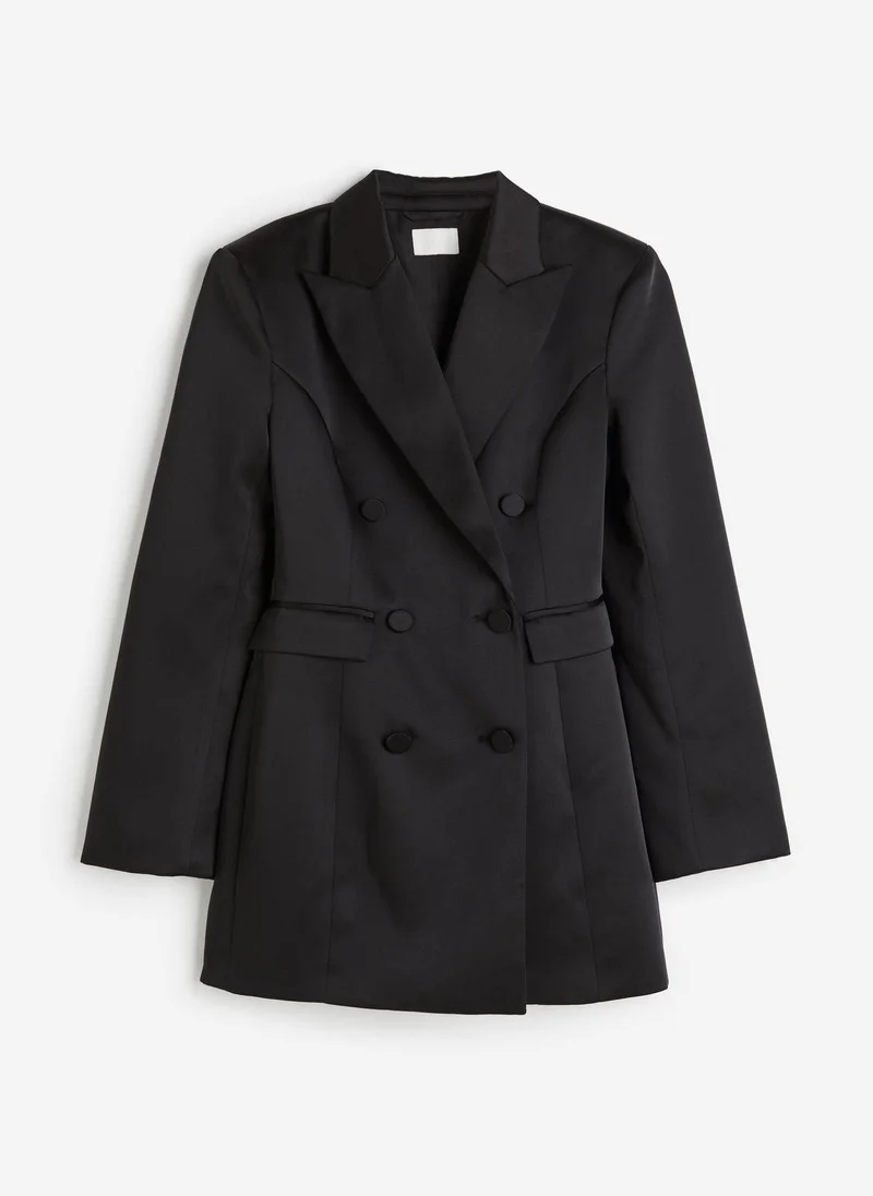 H&M Double-Breasted Blazer Dress
