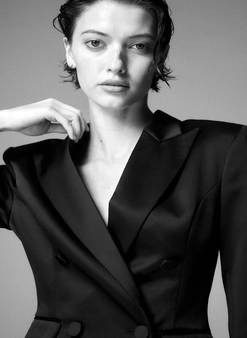 H&M Double-Breasted Blazer Dress