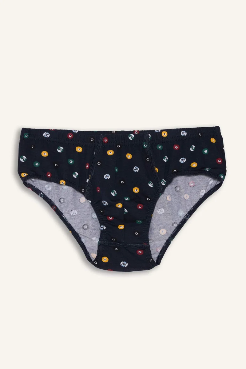 ديفاكتو Boy Patterned Cotton 2 Piece Panties