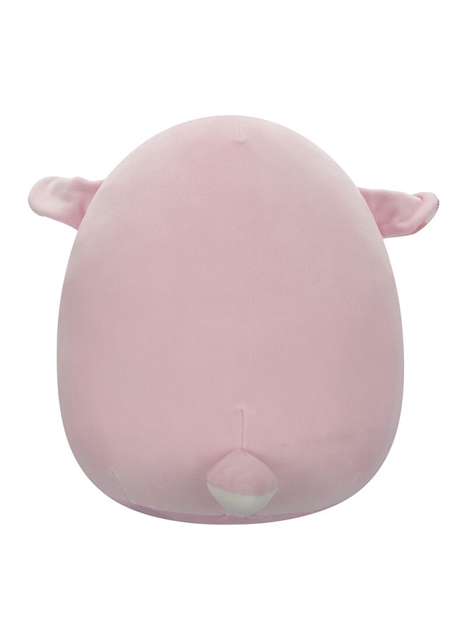 Squishmallows Medium Plush 12 inch Lala Pink Lamb with Floral Ears and Belly Officially Licensed Kellytoy Plush Toy Colorful Soft Gift for Kids Girls & Boys Washable Squishy Stuff Toy Multicolor All Age  - Image 2