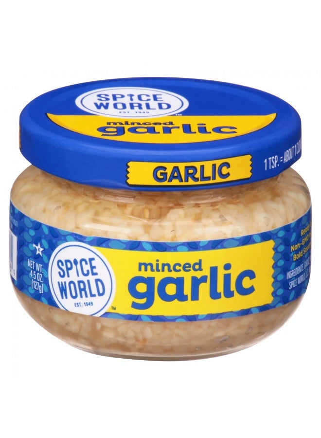 Spice World Minced Garlic, 4.5 Oz - Image 2