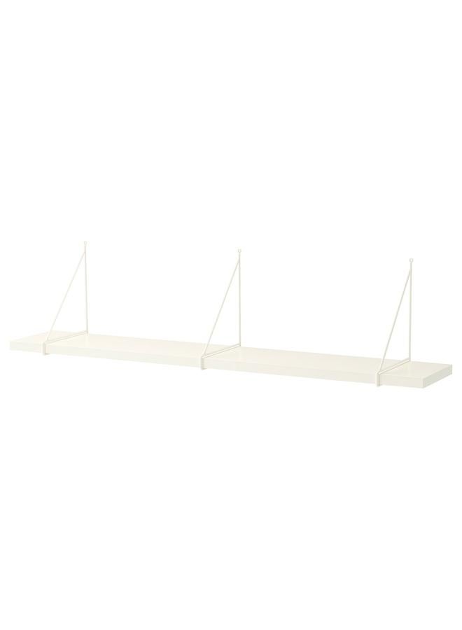 Green Tiger Wall Shelf, White/White, 120X20 Cm - Image 1