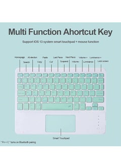 General English Keyboard Case for Samsung Galaxy Tab S8 Ultra 14.6 with Trackpad Magnetic Detachable Wireless Bluetooth Keyboard Case  - Image 5