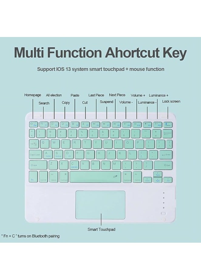General English Keyboard Case for Samsung Galaxy Tab S8 Ultra 14.6 with Trackpad Magnetic Detachable Wireless Bluetooth Keyboard Case  - Image 5