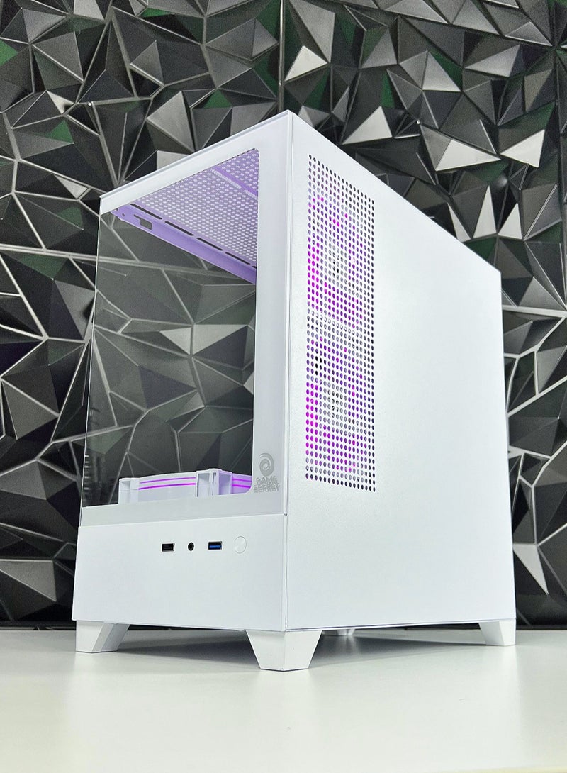 Game Sekret Nova Skye Gaming PC - Intel Core i5-14400F Processor | NVIDIA RTX 3060 12GB GPU | 16GB DDR4 RAM | 1TB M.2 NVMe SSD + 2TB HDD | Air Cooler | WiFi + Bluetooth Ready | Windows 11 Pro | Game Sekret Desktop Computer Tower (White)  - Image 4