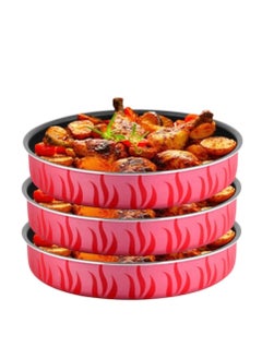 Extra 7-Piece Round Baking and Pizza Tray Set, High Thickness, Non-Stick  - Image 3