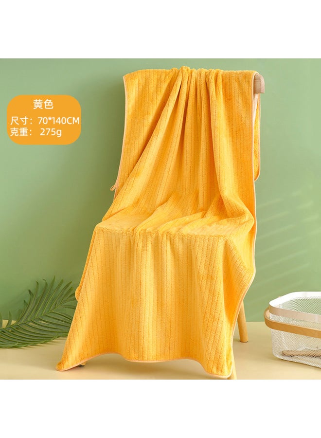 Coral Fleece Bath Towel Adult Household Men's And Women's Bath Thickened Quick-drying Large Towel Face Wash Towel Absorbent And Hair-free