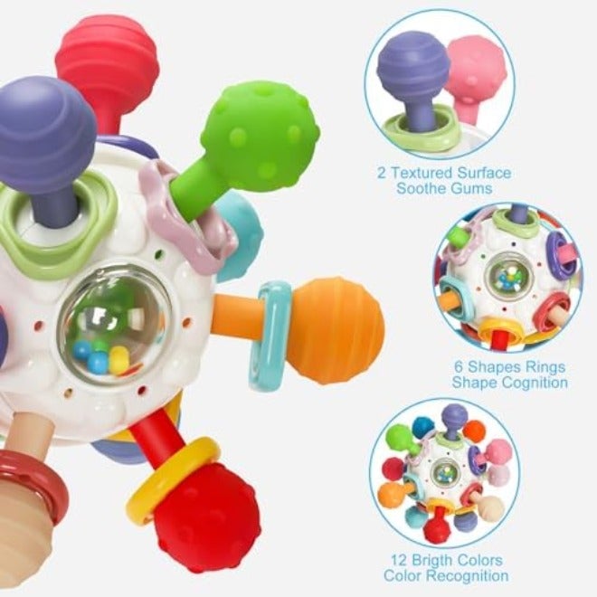 TOHIBEE Baby Montessori Sensory Toys for 0-18 Months, Teething & Learning Developmental  Gifts - Image 4