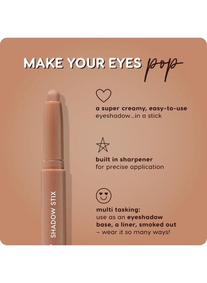 ColourPop ColourPop Shadow Stix - Cream Eyeshadow Stick with Long-Lasting Color - Multi-Use Cream Makeup with a Built-In Sharpener & Precise Tip for Easy Application - Cocktail Party (0.05 oz) - Image 3