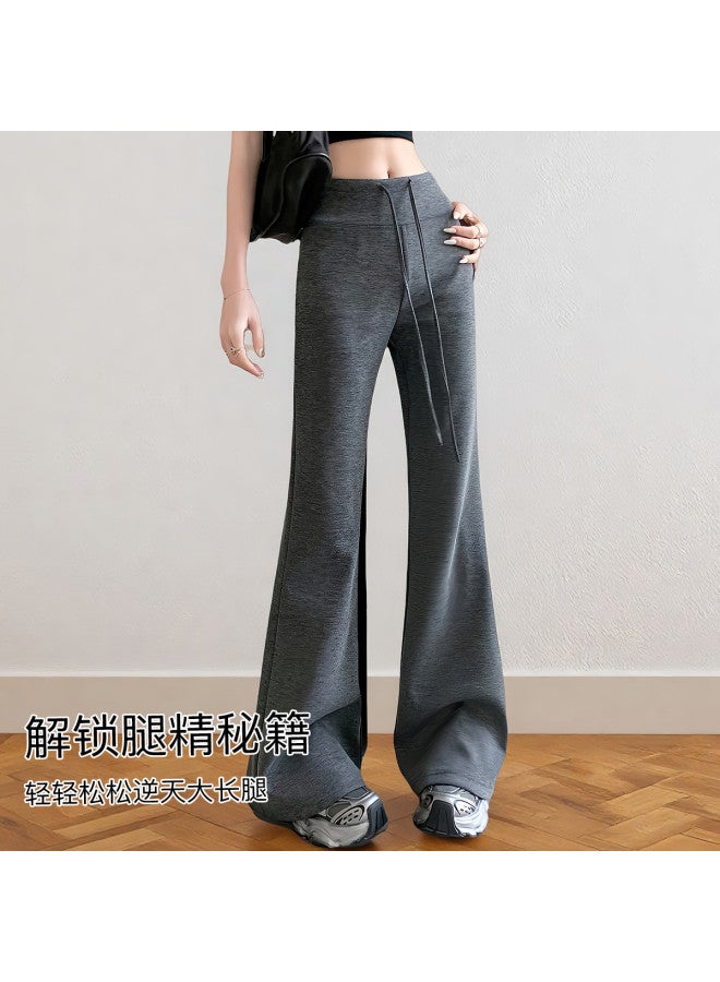 Moonbadi Autumn Fashion Drawstring High-Waisted Slimming Wide-Leg Pants, Casual And Skin-Friendly Comfort - Image 3