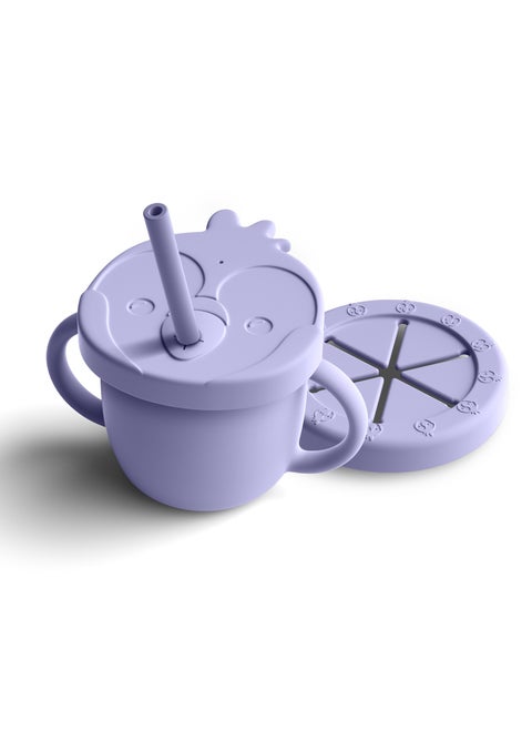 Multi Use Silicone Cup 3 in 1 Purple