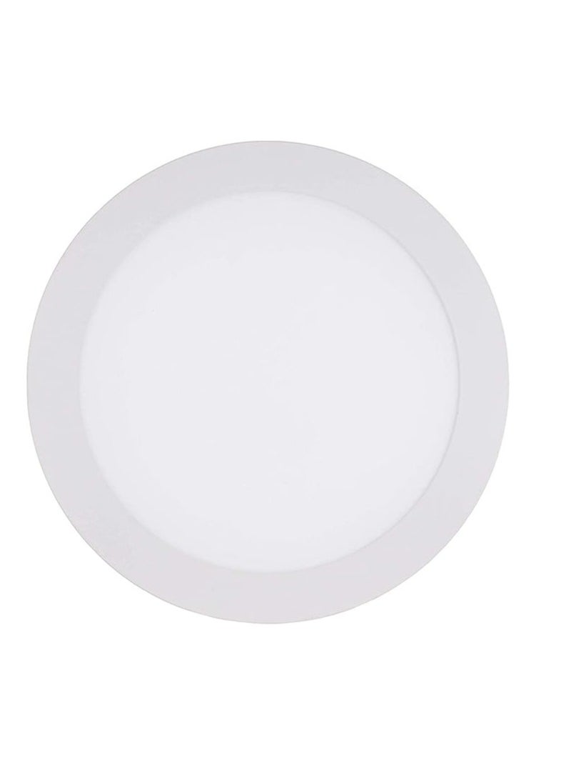 ESNCO 20W Warm white 3000K LED Power Saving 8.66 inch Aluminium Recessed Round Panel Ceiling Light 1450LM AC165-265V 50-60HZ IP40(hole/cutting size Φ 20.5-21.5cm)  - Image 1
