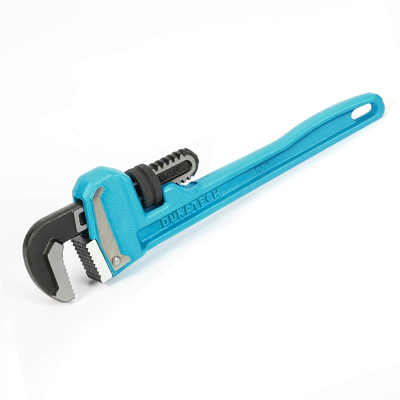 DURATECH 10Inch Heavy Duty Pipe Wrench Adjustable Plumbing Wrench Malleable Cast Iron Handle Exceed GGG standard