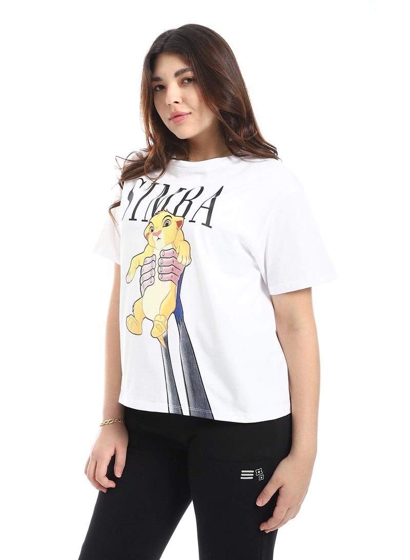 Coctail T-shirt-white-2704  - Image 2