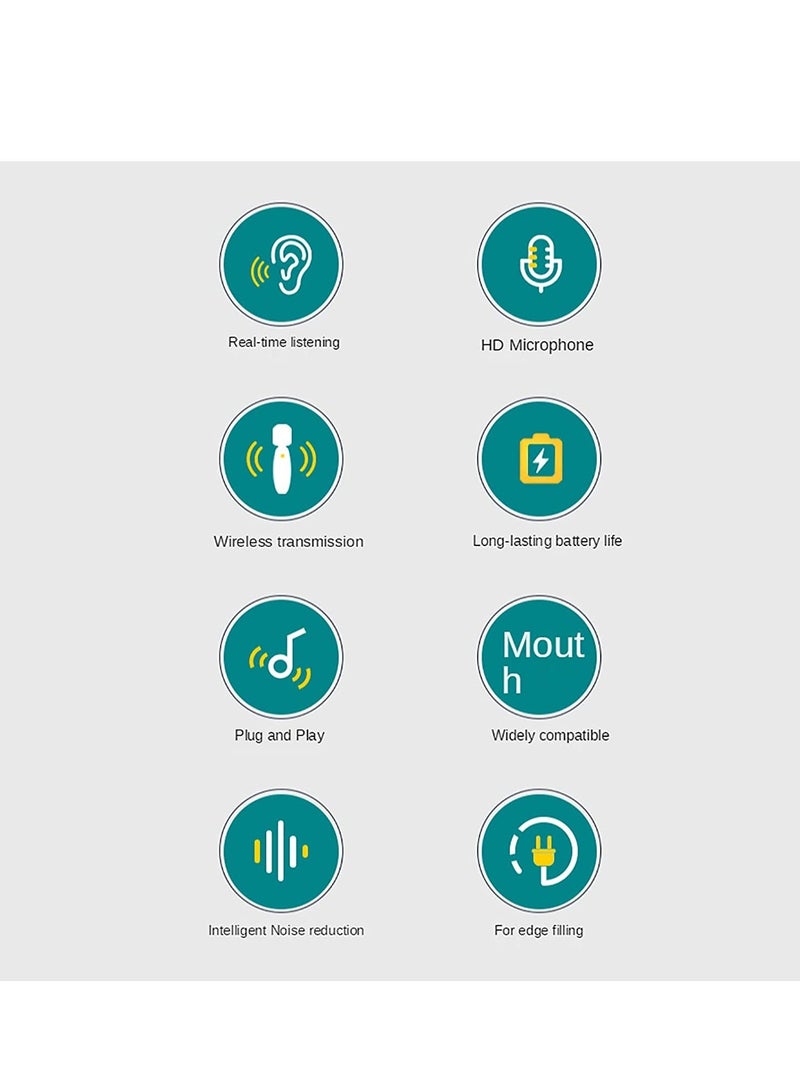 ELTRAZONE ميكروفون لافاليير لاسلكي لجهاز آيفون TYPE-C، ميكروفون لابيل لبث يوتيوب وفيسبوك المباشر، تيك توك، تسجيل الفيديو، تقليل الضوضاء، مزامنة تلقائية، توصيل وتشغيل (بدون تطبيق أو بلوتوث)، نوع C مع ميكروفونين - Image 5