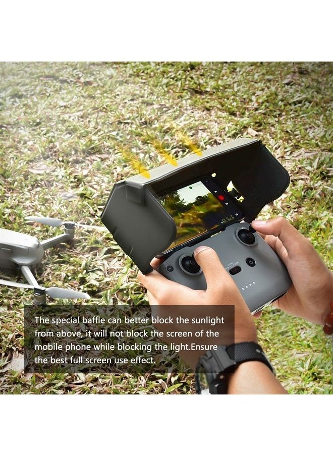 STARTRC Sun Hood Sunshade for DJI Mini 2 SE/Mini 3/Mini 3 Pro/Mini 2/Mavic Air 2/DJI Air 2S/Mavic 3 Classic Controller Accessories for 4.4-7.1inch Smartphone Screen  - Image 5