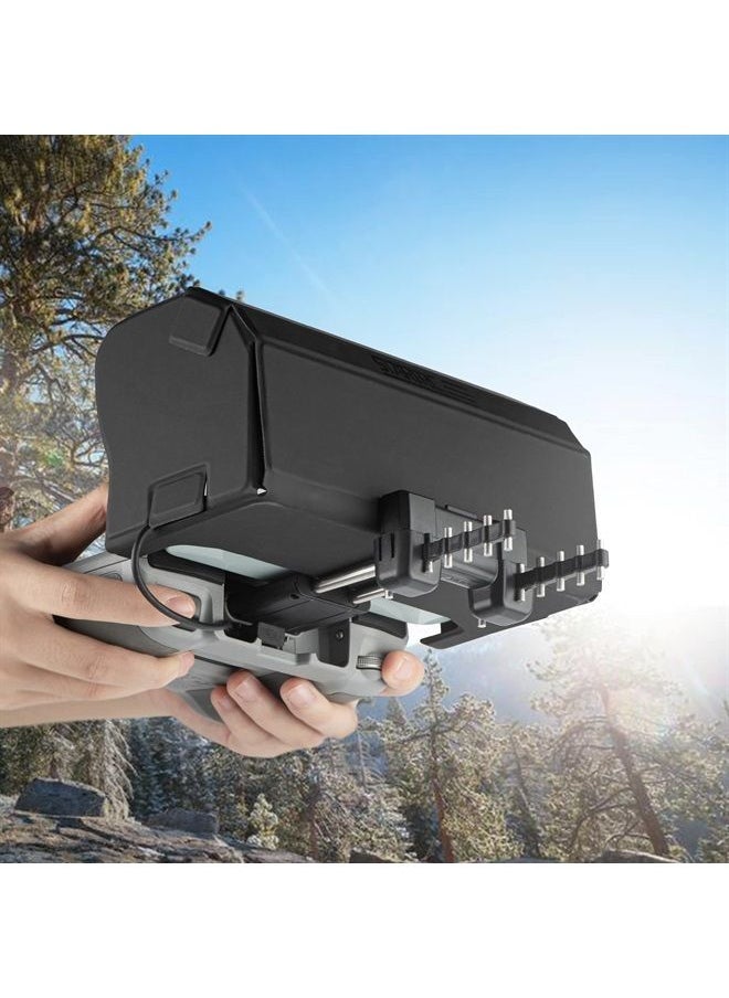 STARTRC Sun Hood Sunshade for DJI Mini 2 SE/Mini 3/Mini 3 Pro/Mini 2/Mavic Air 2/DJI Air 2S/Mavic 3 Classic Controller Accessories for 4.4-7.1inch Smartphone Screen  - Image 4